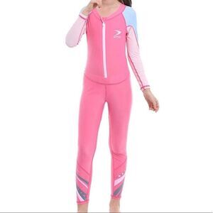 Kids Rash Guard Swimsuit Full Body Size L NWT